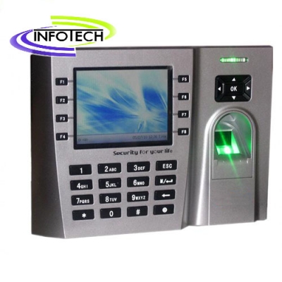     Chia sẻ2 Máy chấm công vân tay và thẻ từ Ronald Jack Iclock 260C-ID